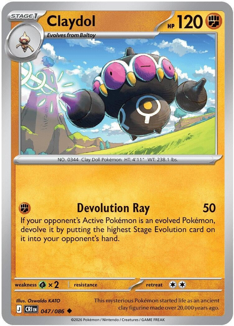 Claydol (ME04: Chaos Rising) (047/086)