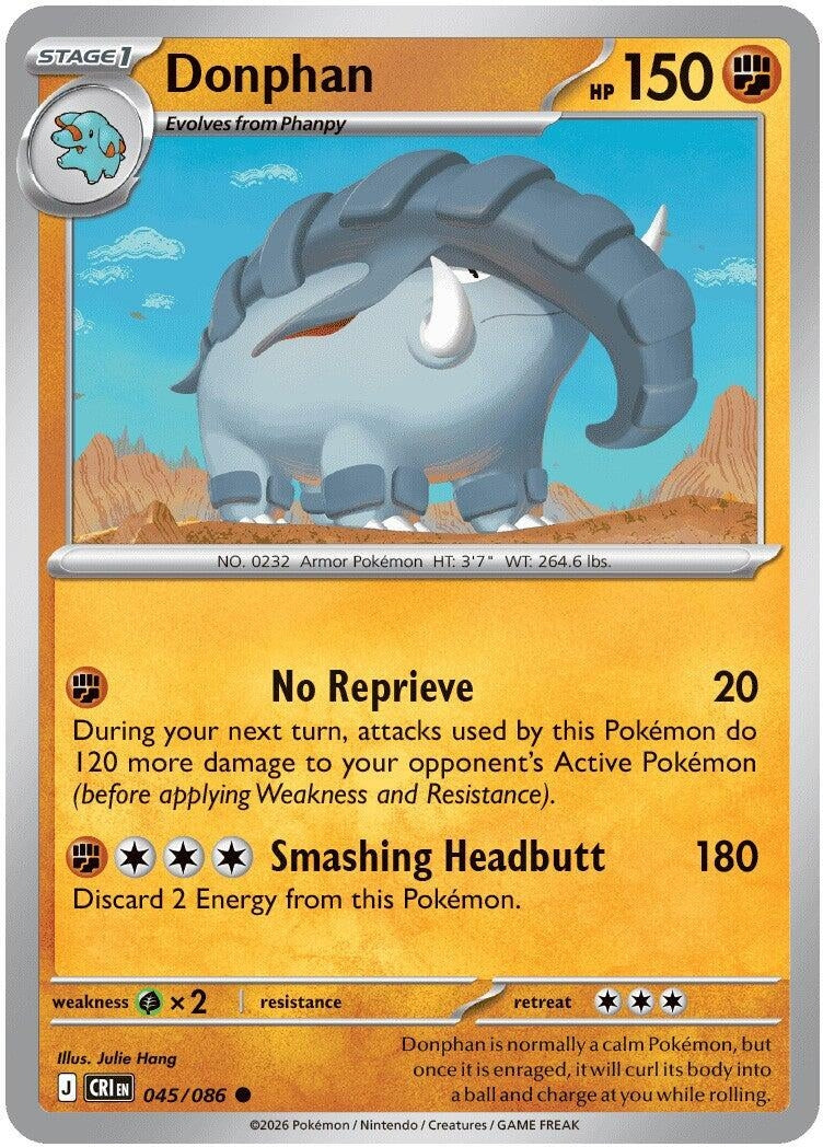 Donphan (ME04: Chaos Rising) (045/086)