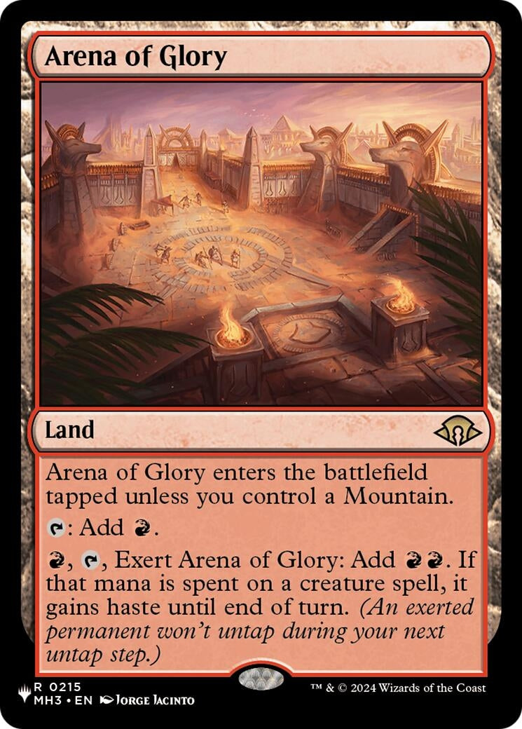 Image for Arena of Glory (The List Reprints) (215) (LIST) - Magic: The Gathering
