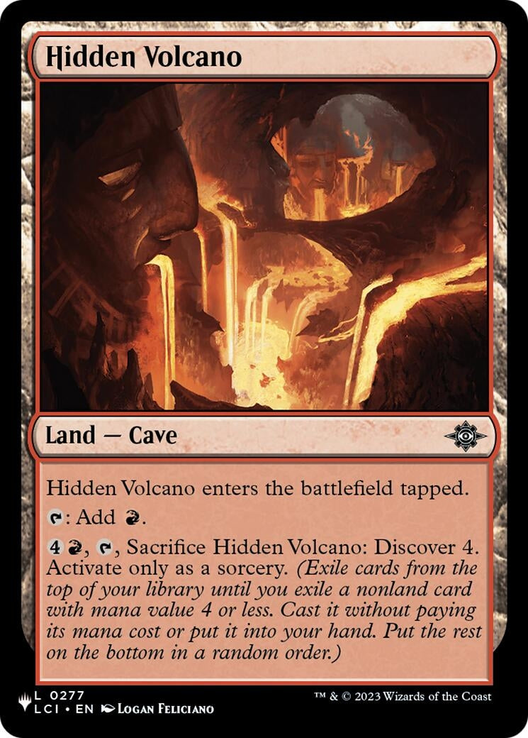 Image for Hidden Volcano (The List Reprints) (277) (LIST) - Magic: The Gathering