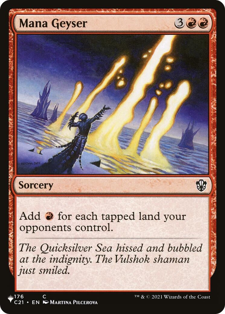 Image for Mana Geyser (C21) (The List Reprints) (176) (LIST) - Magic: The Gathering