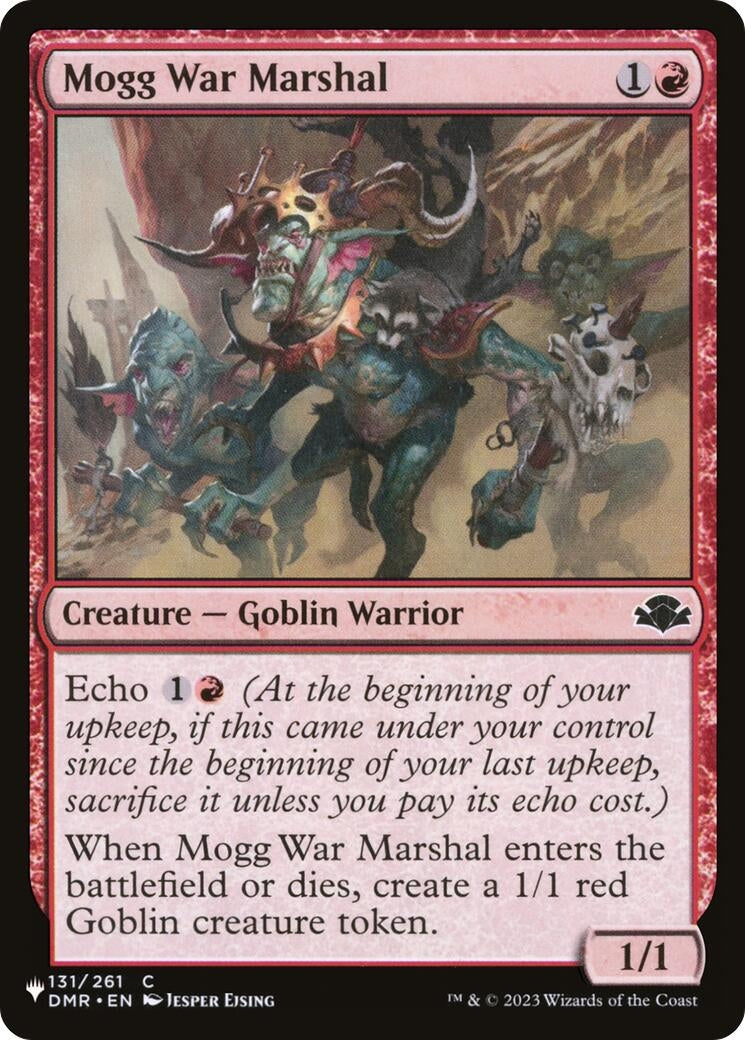 Image for Mogg War Marshal (DMR) (The List Reprints) (131) (LIST) - Magic: The Gathering