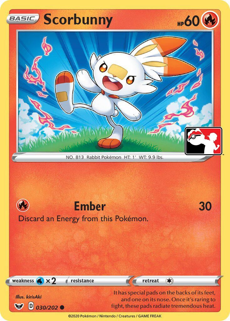 Image for Scorbunny (Library Exclusive) (Miscellaneous Cards & Products) (031/202) - Pokemon