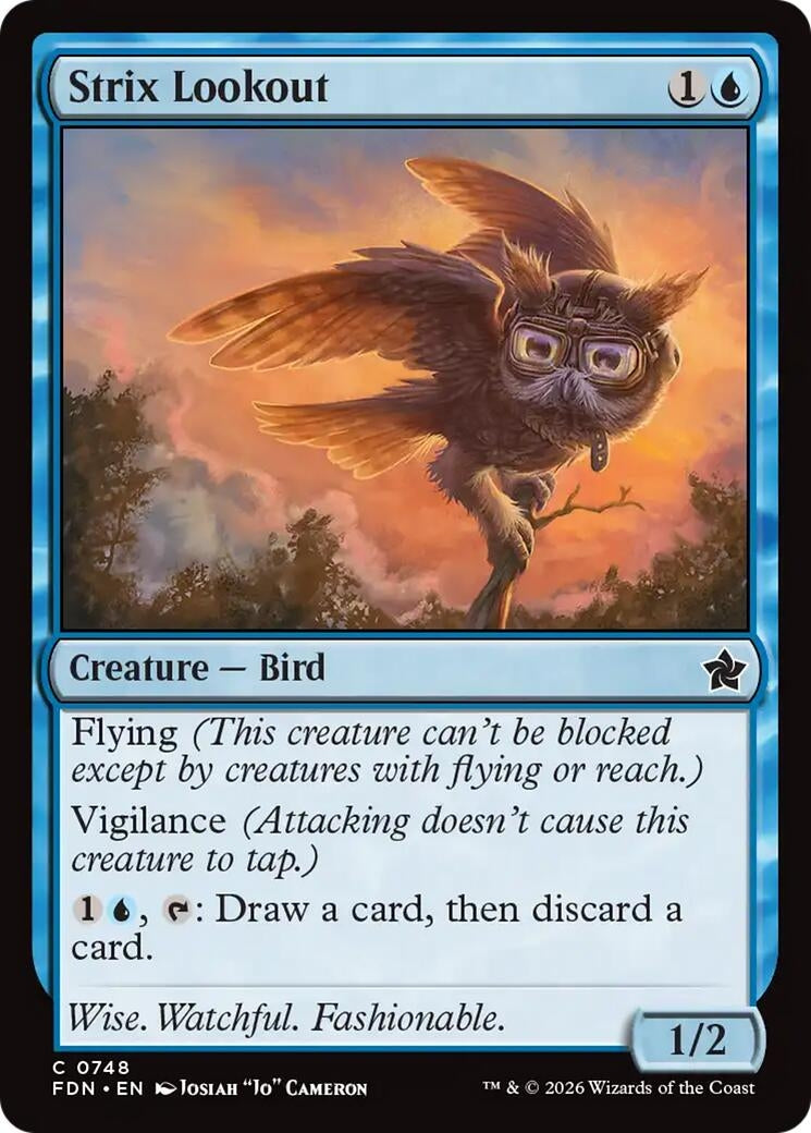 Image for Strix Lookout (0748) (Foundations) (748) (FDN) - Magic: The Gathering