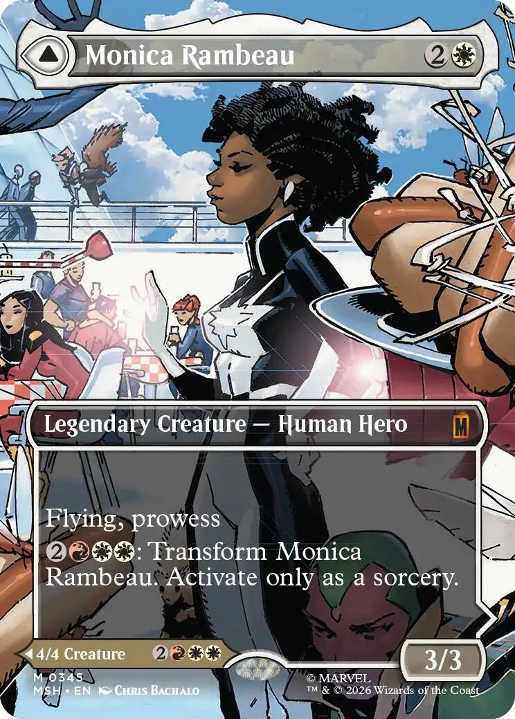 Image for Monica Rambeau (Borderless) (0345) (Marvel Super Heroes) (345) - Magic: The Gathering