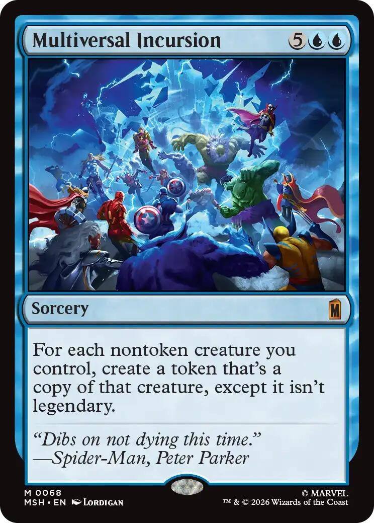 Image for Multiversal Incursion (Marvel Super Heroes) (68) - Magic: The Gathering