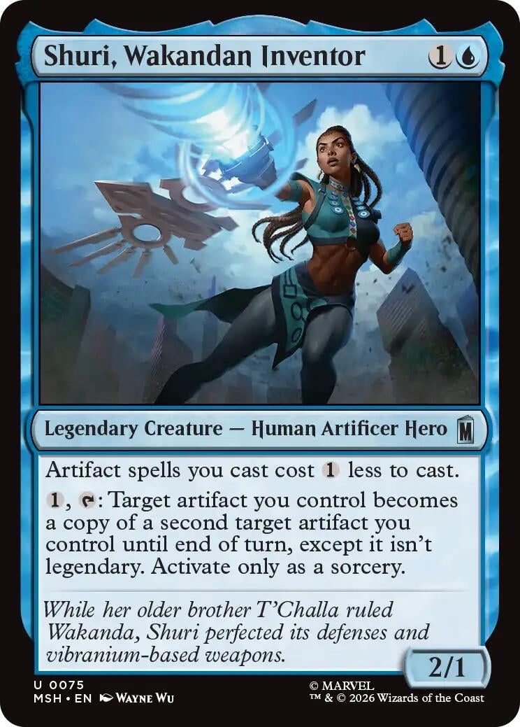 Image for Shuri, Wakandan Inventor (Marvel Super Heroes) (75) - Magic: The Gathering