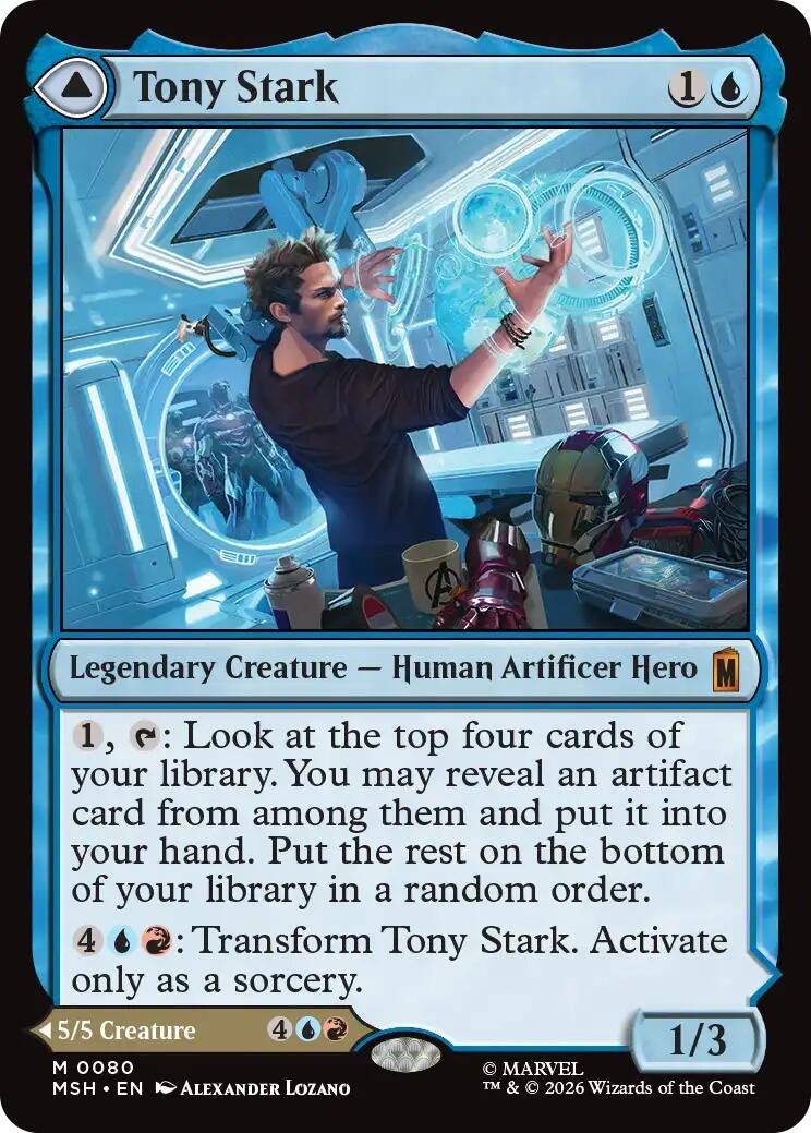 Image for Tony Stark (Marvel Super Heroes) (80) - Magic: The Gathering