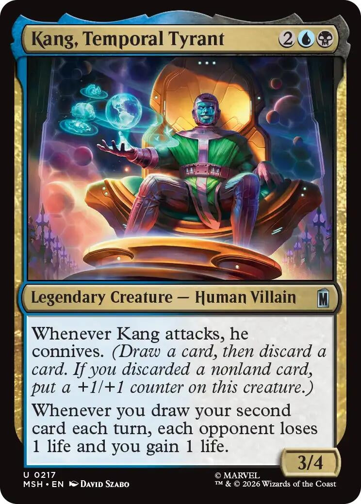 Image for Kang, Temporal Tyrant (Marvel Super Heroes) (217) - Magic: The Gathering