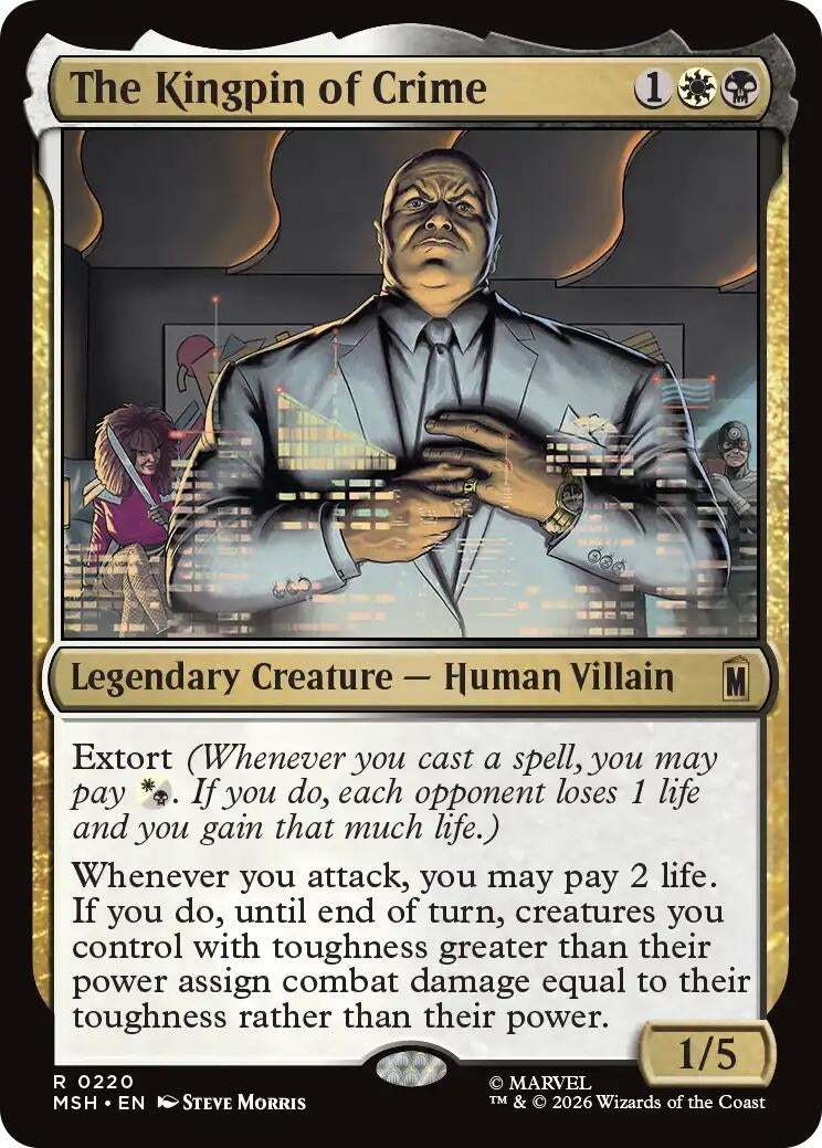 Image for The Kingpin of Crime (Marvel Super Heroes) (220) - Magic: The Gathering