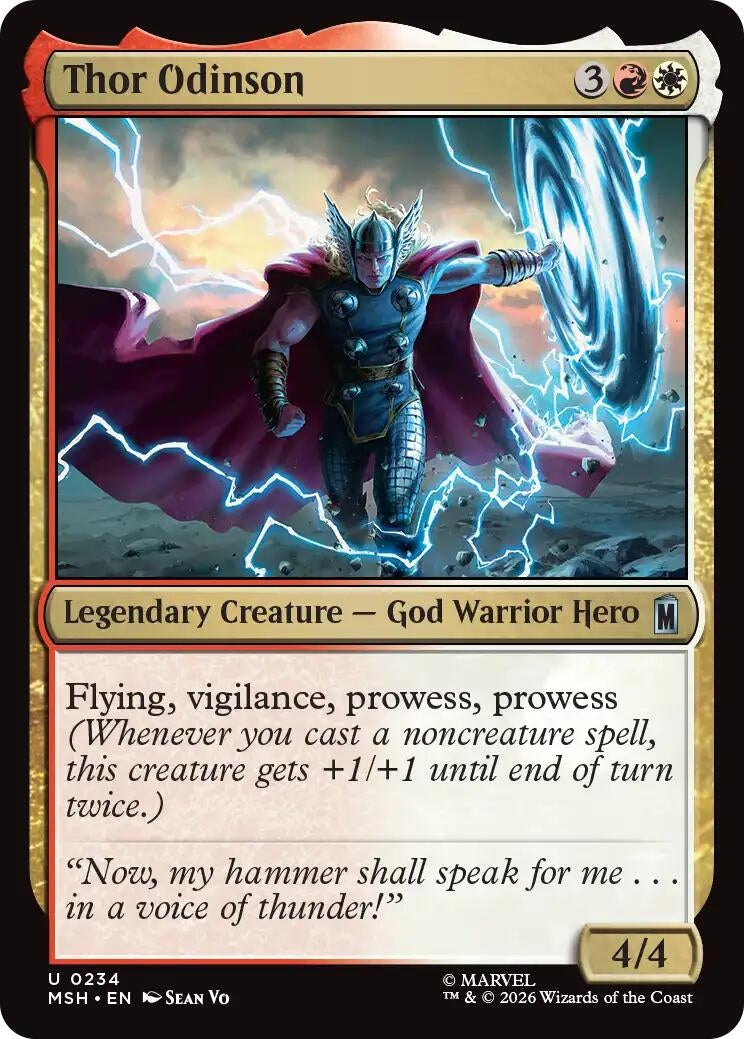 Image for Thor Odinson (Marvel Super Heroes) (234) - Magic: The Gathering