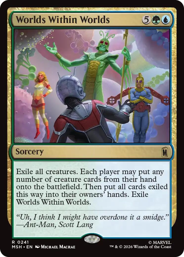 Image for Worlds Within Worlds (Marvel Super Heroes) (241) - Magic: The Gathering