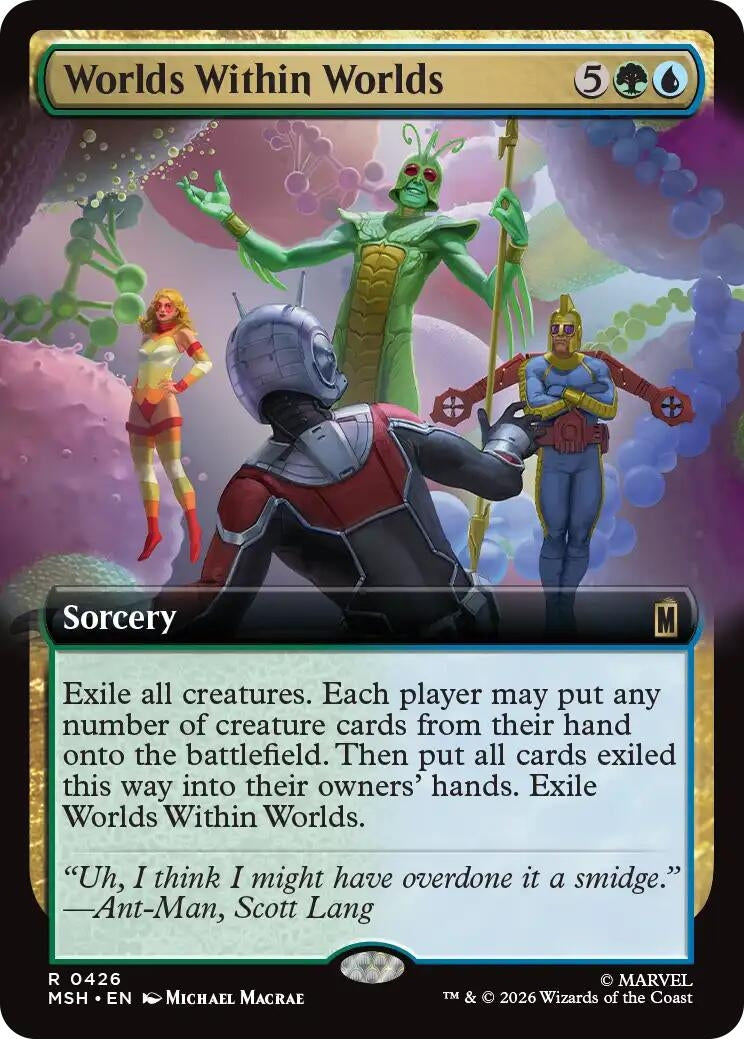 Image for Worlds Within Worlds (Extended Art) (Marvel Super Heroes) (426) - Magic: The Gathering