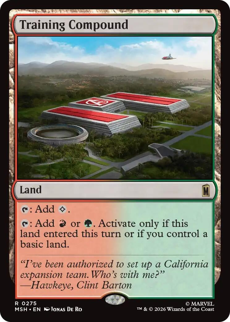 Image for Training Compound (Marvel Super Heroes) (275) - Magic: The Gathering