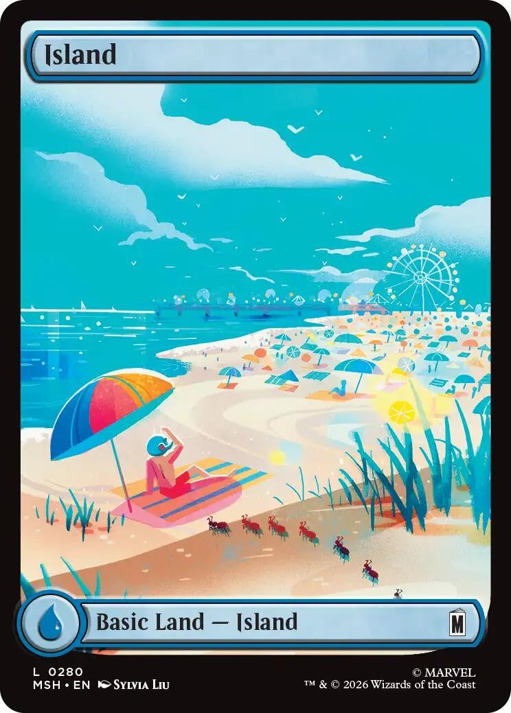 Image for Island (0280) (Marvel Super Heroes) (280) - Magic: The Gathering