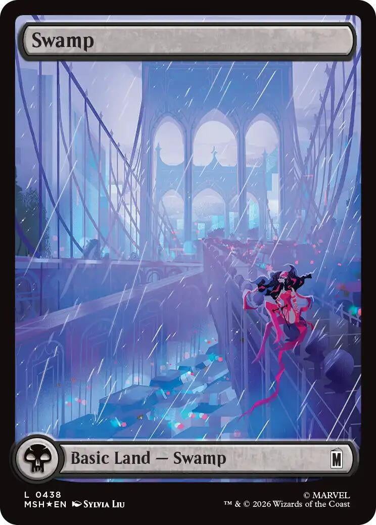 Image for Swamp (0438) (Surge Foil) (Marvel Super Heroes) (438) - Magic: The Gathering