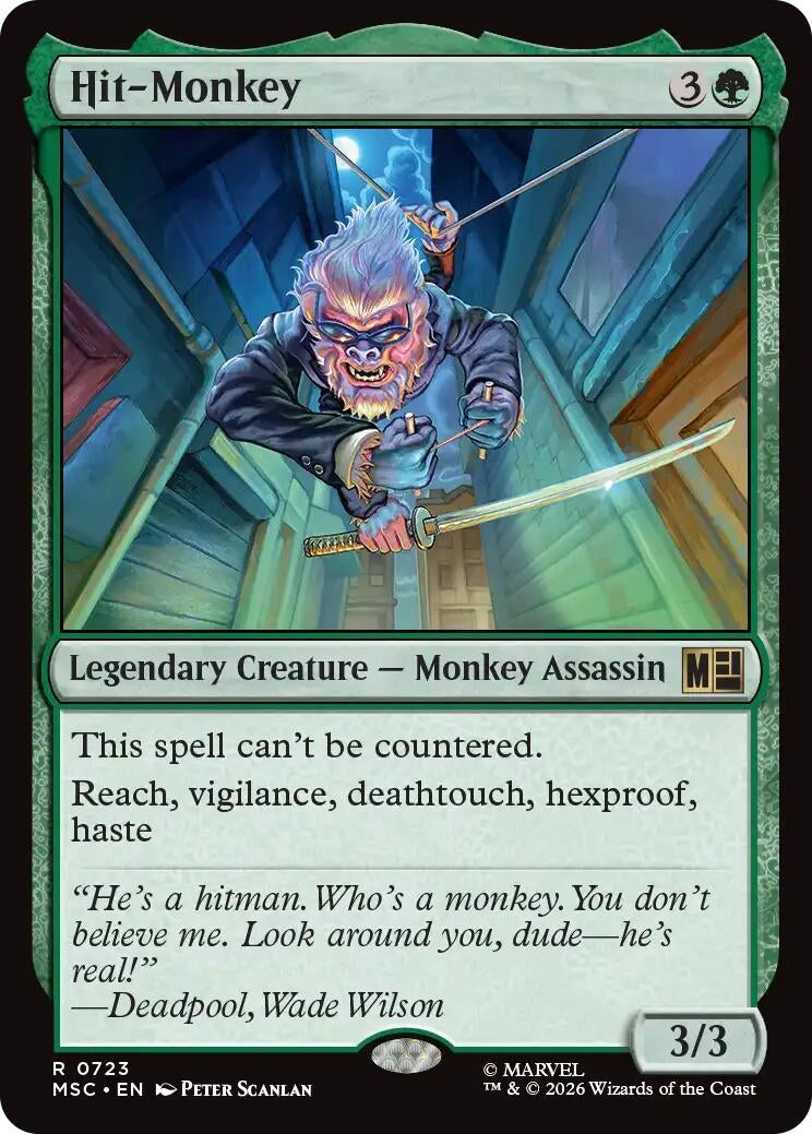 Image for Hit-Monkey (Commander: Marvel Super Heroes) (723) - Magic: The Gathering