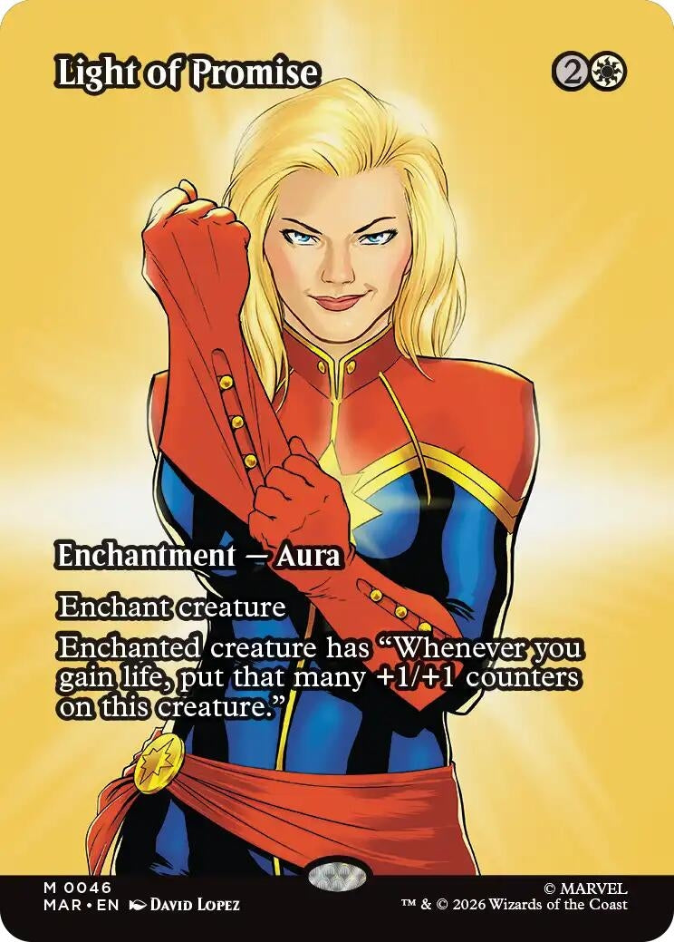 Image for Light of Promise (Borderless) (Marvel Universe Eternal-Legal) (46) - Magic: The Gathering
