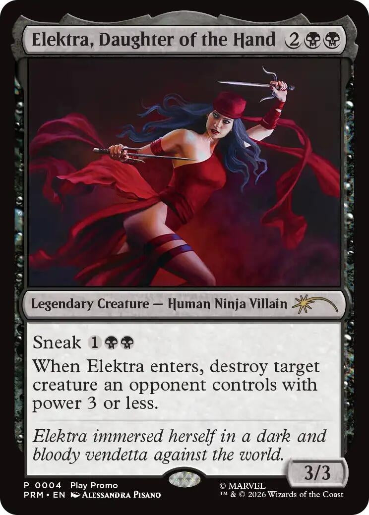 Image for Elektra, Daughter of the Hand (Standard Showdown Promos) (4) (SSP) - Magic: The Gathering