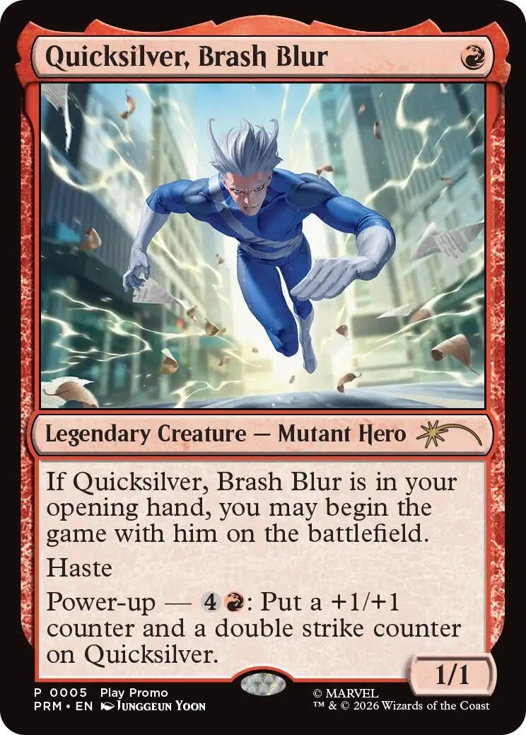 Image for Quicksilver, Brash Blur (Standard Showdown Promos) (4) (SSP) - Magic: The Gathering