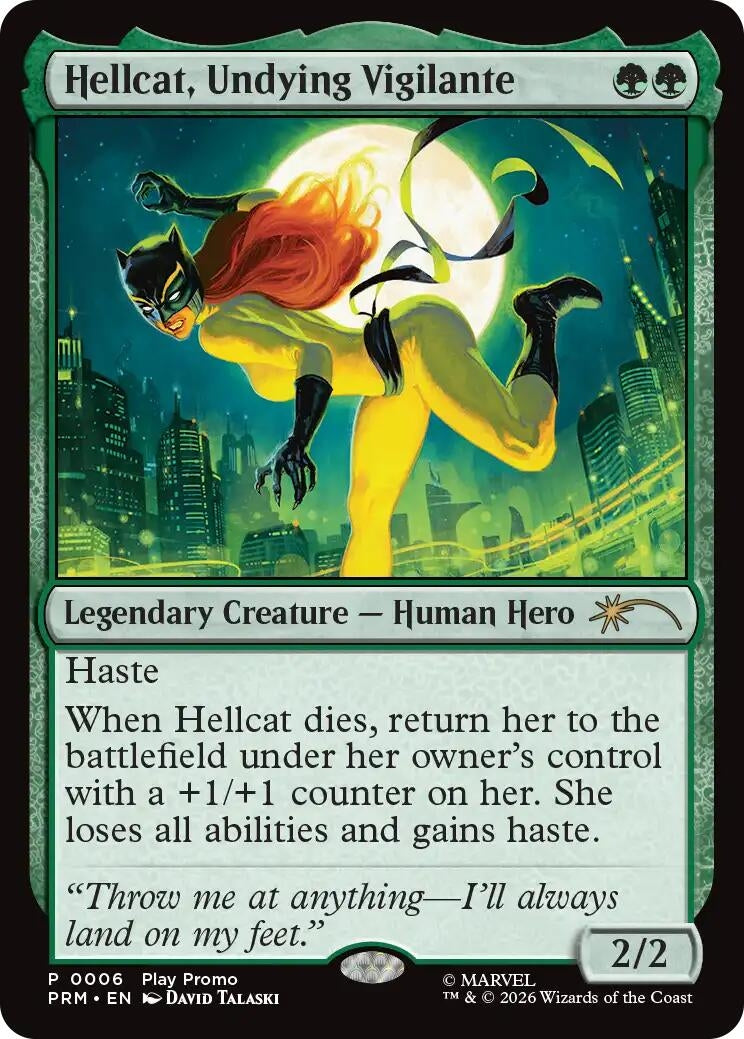 Image for Hellcat, Undying Vigilante (Standard Showdown Promos) (6) (SSP) - Magic: The Gathering