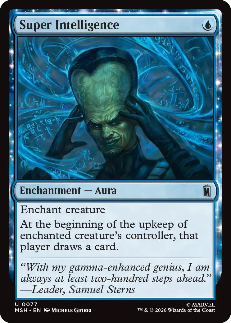 Image for Super Intelligence (Marvel Super Heroes) (77) - Magic: The Gathering