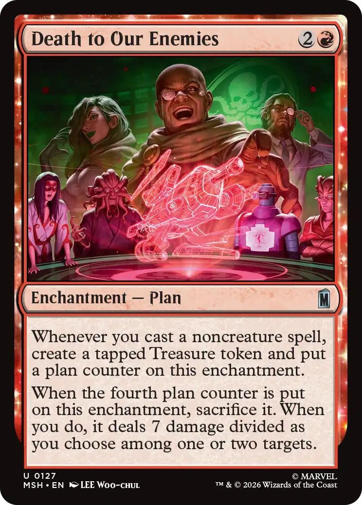 Image for Death to Our Enemies (Marvel Super Heroes) (127) - Magic: The Gathering