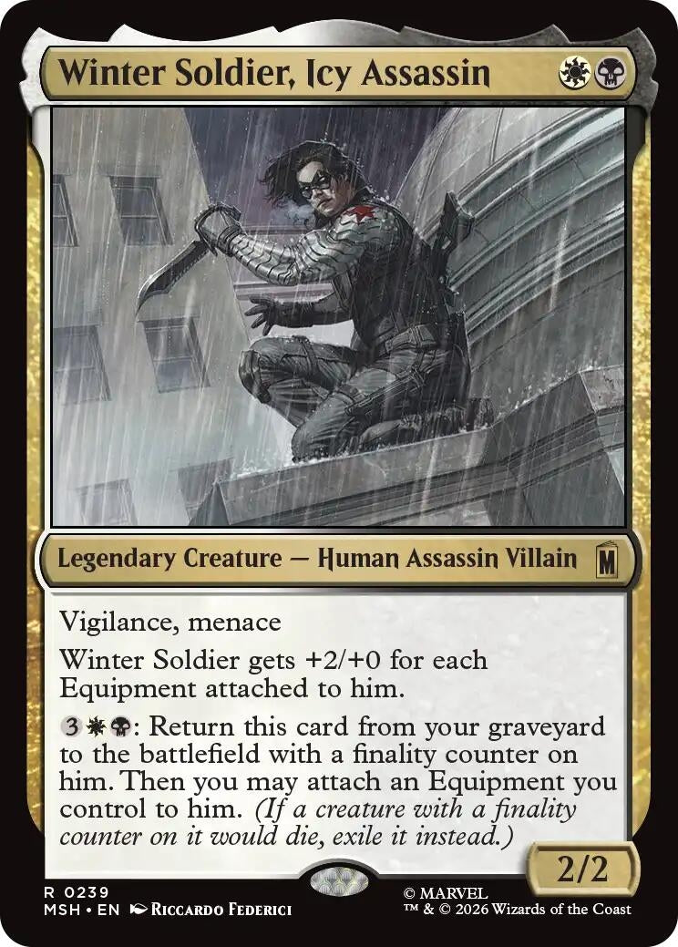 Image for Winter Soldier, Icy Assassin (Marvel Super Heroes) (239) - Magic: The Gathering
