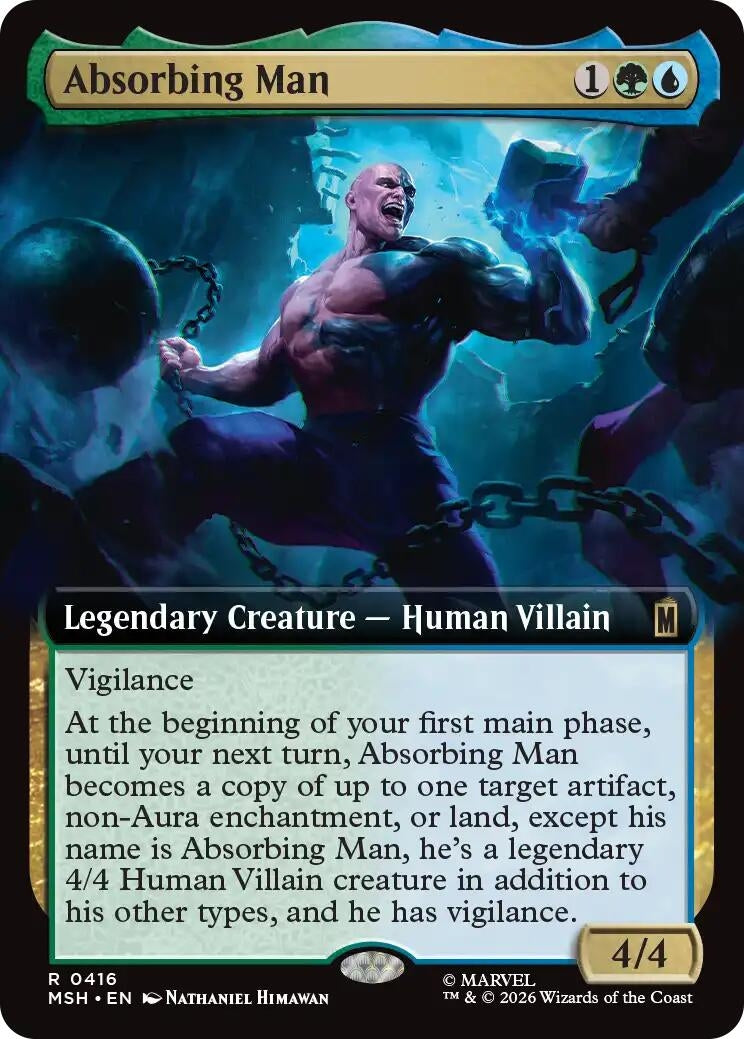 Image for Absorbing Man (Extended Art) (Marvel Super Heroes) (416) - Magic: The Gathering
