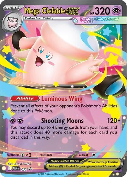 Image for Mega Clefable ex - 072 (ME: Mega Evolution Promo) (072) - Pokemon
