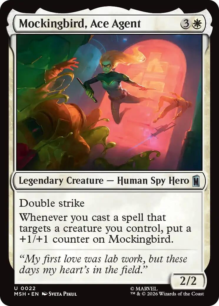 Image for Mockingbird, Ace Agent (Marvel Super Heroes) (22) - Magic: The Gathering