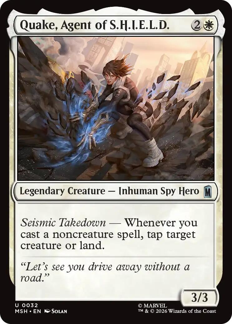 Image for Quake, Agent of S.H.I.E.L.D. (Marvel Super Heroes) (32) - Magic: The Gathering