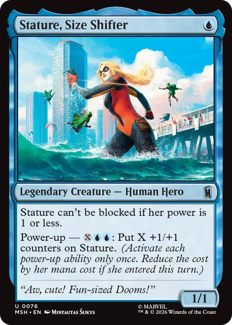 Image for Stature, Size Shifter (Marvel Super Heroes) (76) - Magic: The Gathering