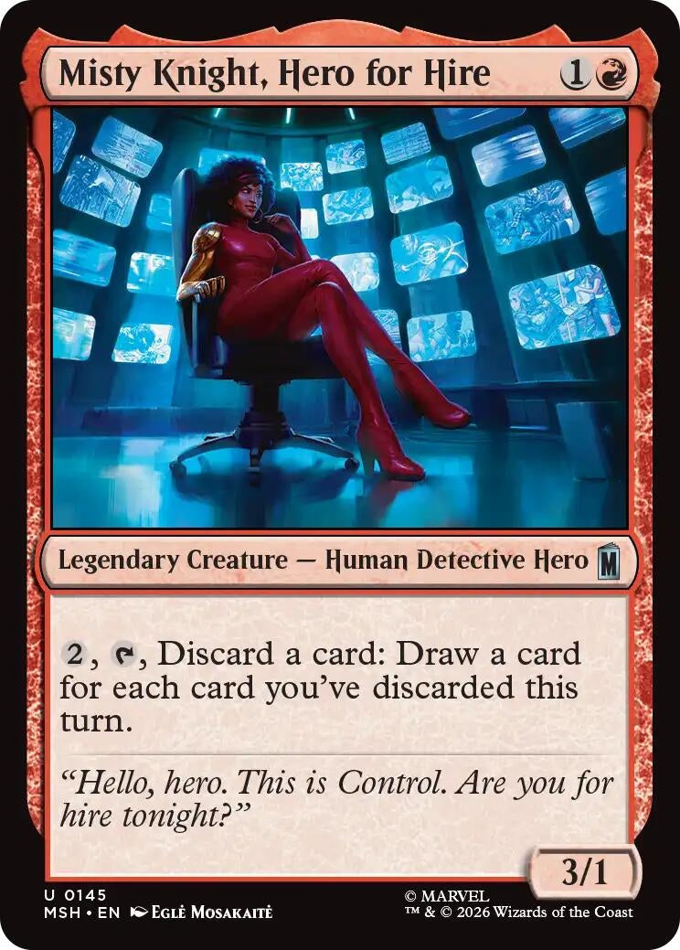 Image for Misty Knight, Hero for Hire (Marvel Super Heroes) (145) - Magic: The Gathering