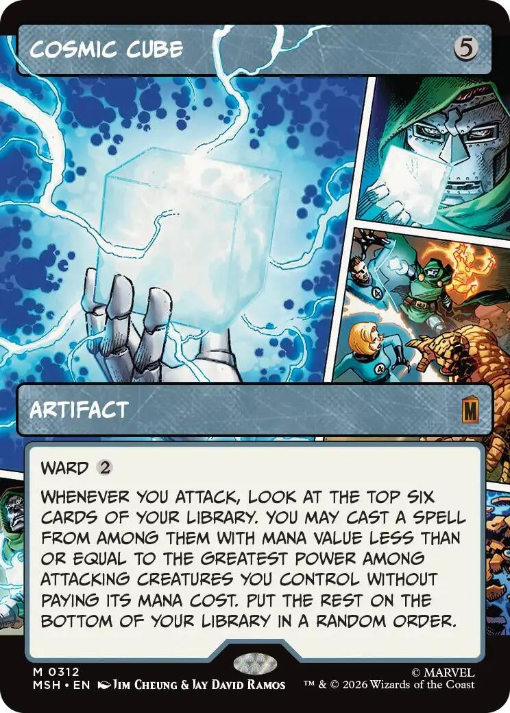 Image for Cosmic Cube (Borderless) (0312) (Marvel Super Heroes) (312) - Magic: The Gathering