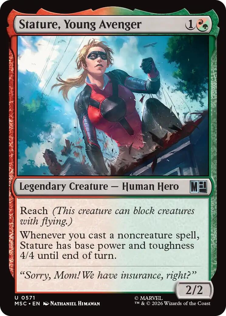 Image for Stature, Young Avenger (Commander: Marvel Super Heroes) (571) - Magic: The Gathering