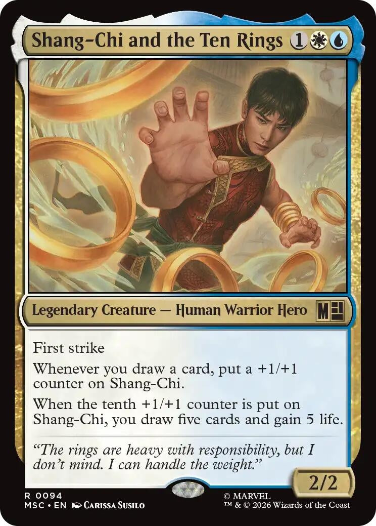 Image for Shang-Chi and the Ten Rings (Surge Foil) (Commander: Marvel Super Heroes) (94) (MSC) - Magic: The Gathering