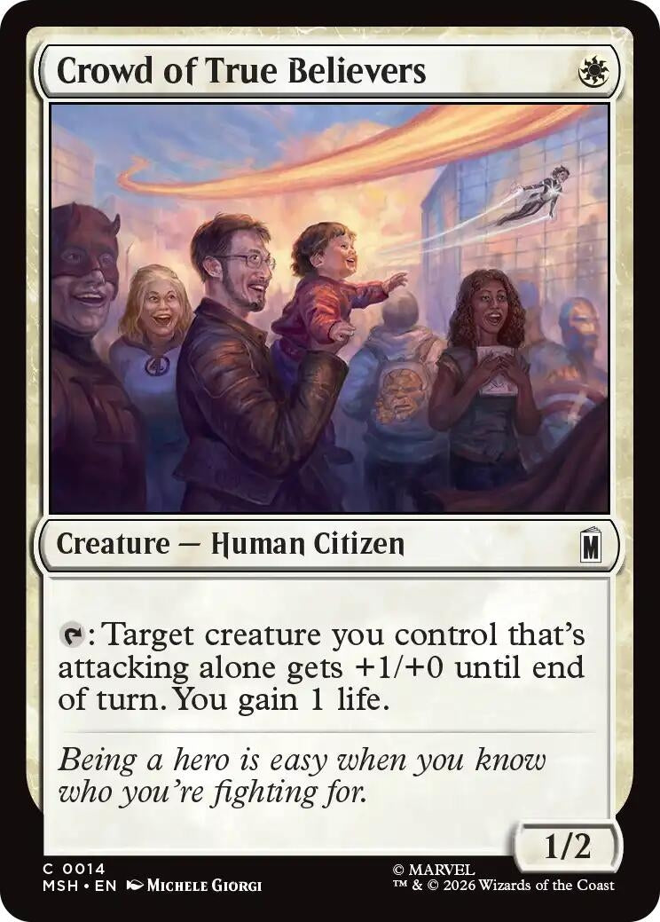 Image for Crowd of True Believers (Marvel Super Heroes) (14) - Magic: The Gathering