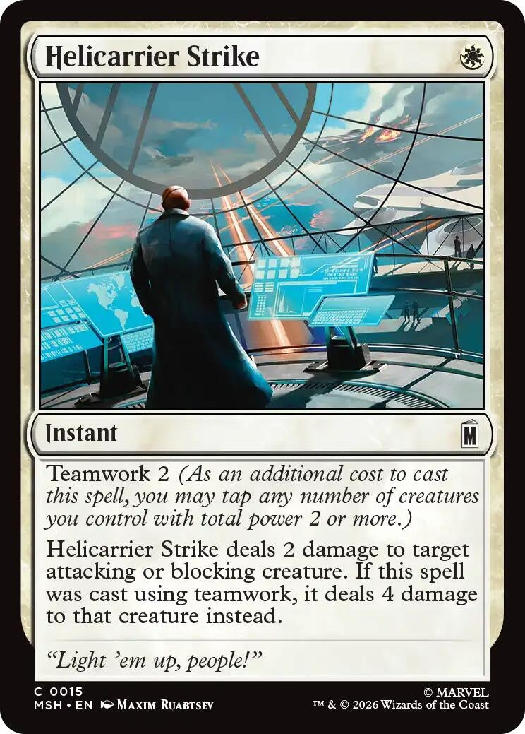 Image for Helicarrier Strike (Marvel Super Heroes) (15) - Magic: The Gathering