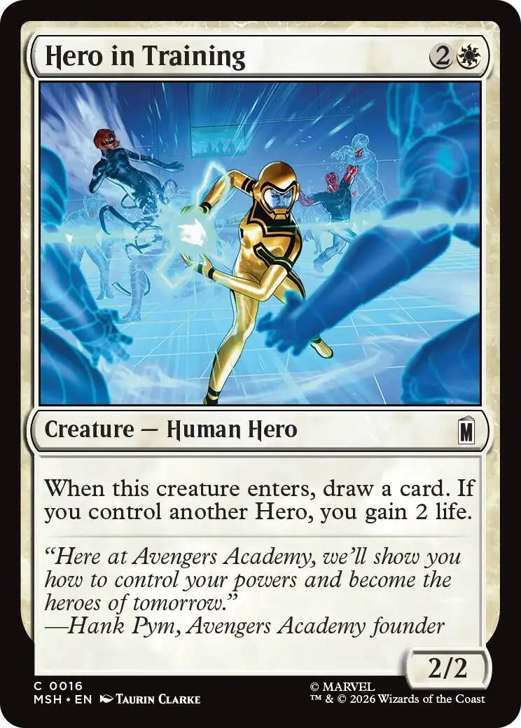 Image for Hero in Training (Marvel Super Heroes) (16) - Magic: The Gathering