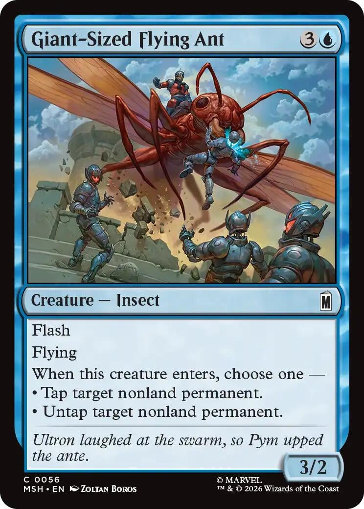 Image for Giant-Sized Flying Ant (Marvel Super Heroes) (56) - Magic: The Gathering