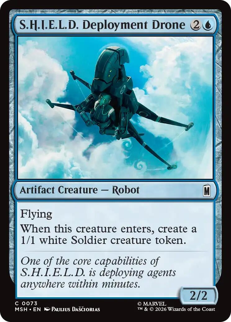 Image for S.H.I.E.L.D. Deployment Drone (Marvel Super Heroes) (73) - Magic: The Gathering