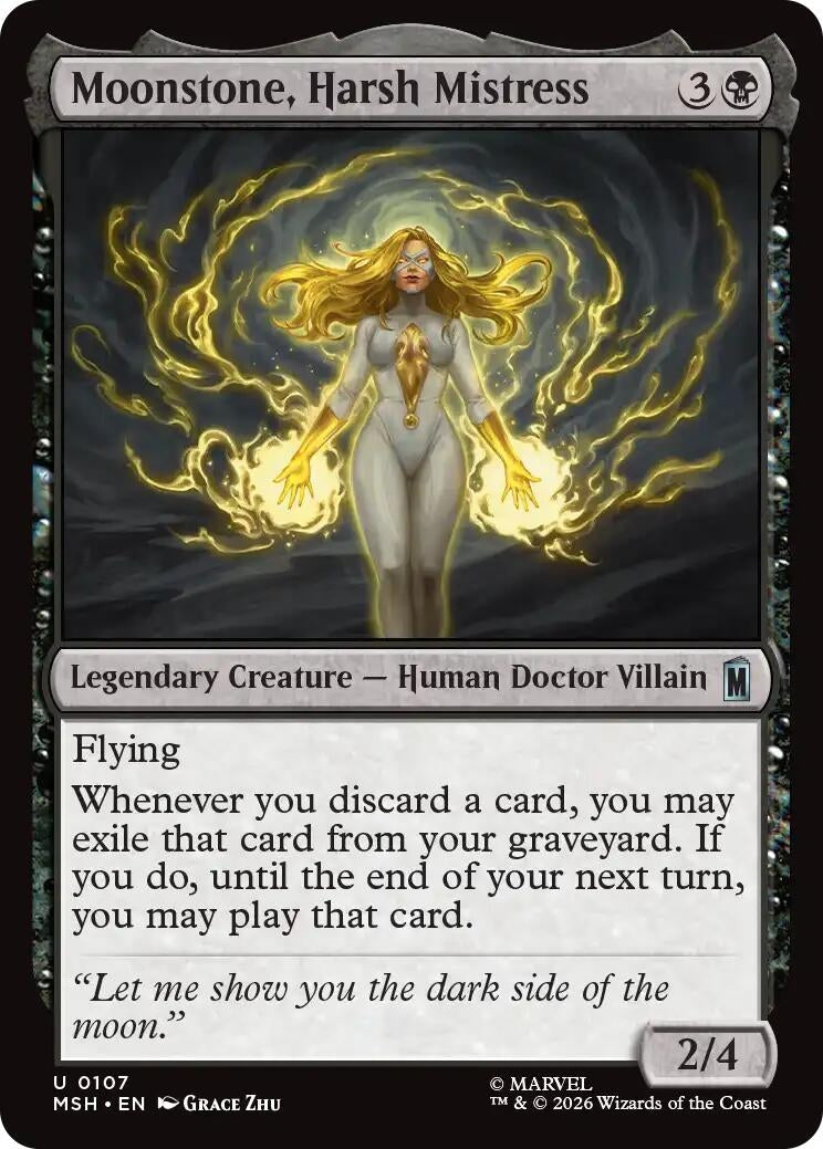 Image for Moonstone, Harsh Mistress (Marvel Super Heroes) (107) - Magic: The Gathering