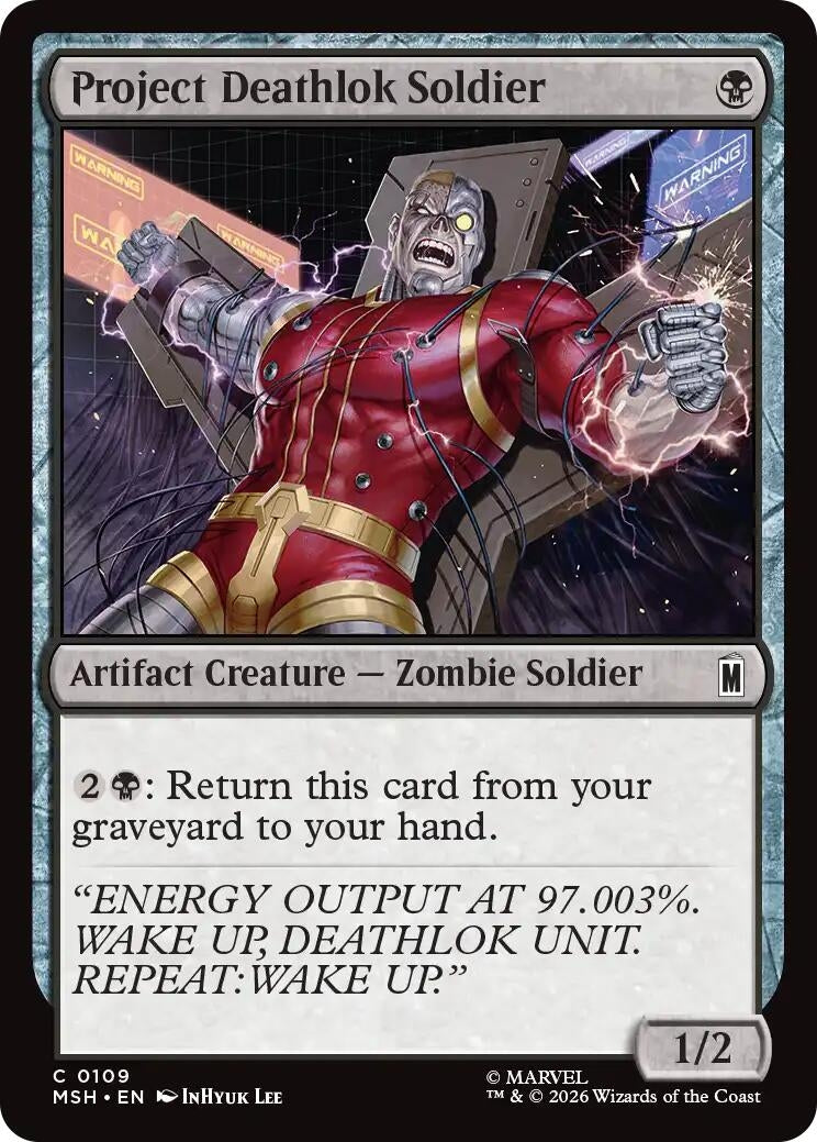 Image for Project Deathlok Soldier (Marvel Super Heroes) (109) - Magic: The Gathering