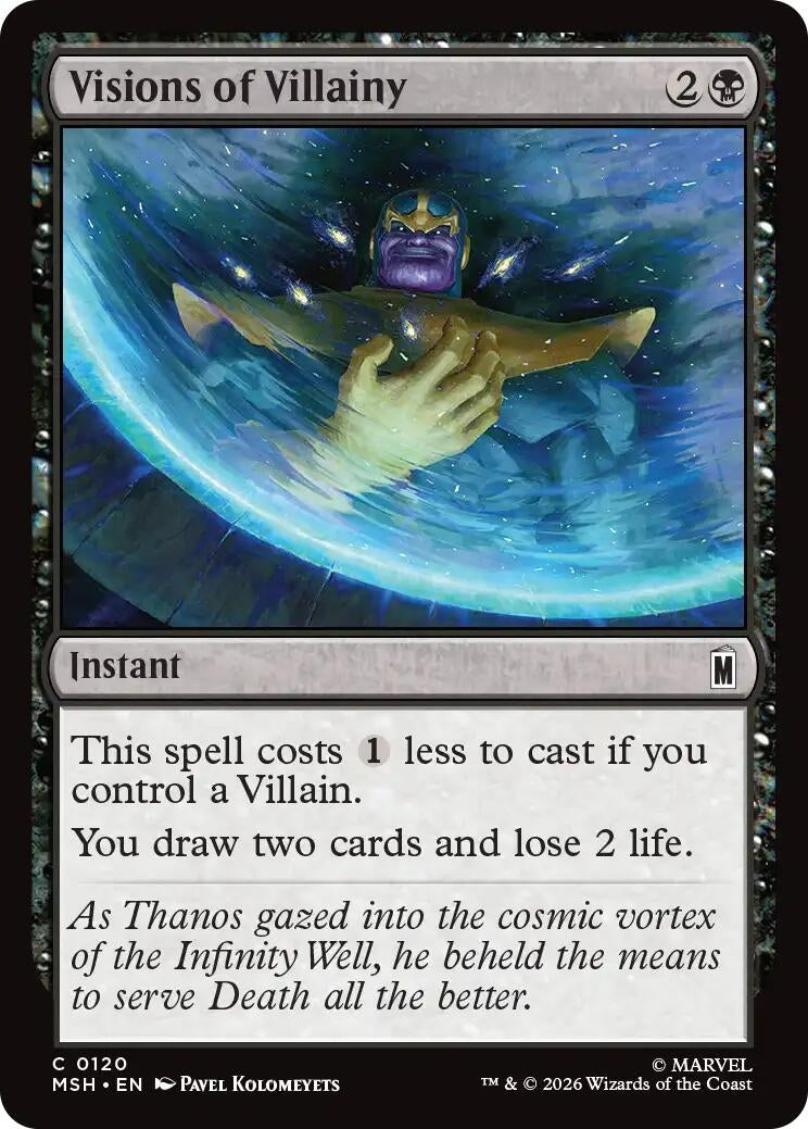 Image for Visions of Villainy (Marvel Super Heroes) (120) - Magic: The Gathering