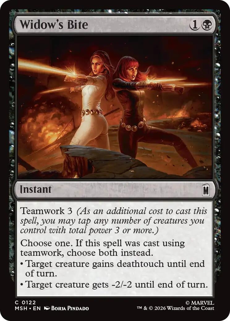 Image for Widow's Bite (Marvel Super Heroes) (122) - Magic: The Gathering