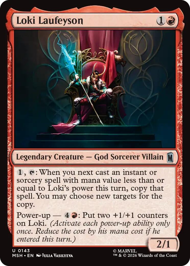 Image for Loki Laufeyson (Marvel Super Heroes) (143) - Magic: The Gathering