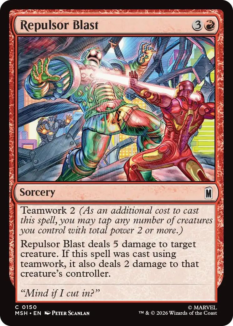 Image for Repulsor Blast (Marvel Super Heroes) (150) - Magic: The Gathering