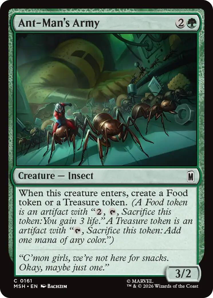 Image for Ant-Man's Army (Marvel Super Heroes) (161) - Magic: The Gathering
