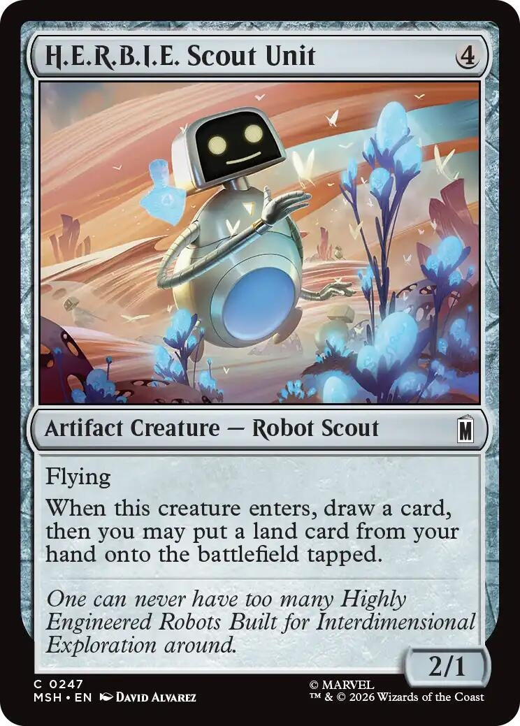 Image for H.E.R.B.I.E. Scout Unit (Marvel Super Heroes) (247) - Magic: The Gathering